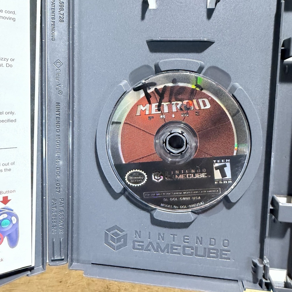 Metroid Prime (Nintendo GameCube, 2004) Complete CIB Tested - Picture 6 of 9